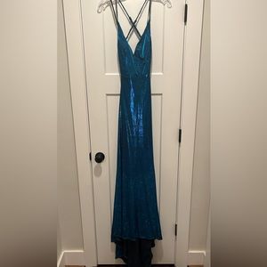 Blue Prom dress